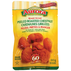 Aurora Organic Roasted Chestnuts 100g