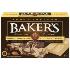 Baker's White Chocolate 170g