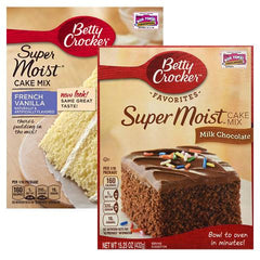 Betty Crocker Super Moist Cake Mix 432-510g