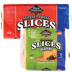 Black Diamond Sliced Cheese 400-450g