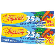 Club Supreme Freezer Bags 8-25 units