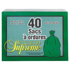 Club Supreme Garbage Bags 40 Bags