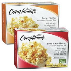 Compliments Microwave Popcorn 3x94g (282g)