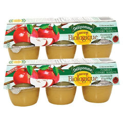 Délipomme Organic Apple Sauce Snacks 6x113g