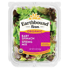 Earthbound Farm Organic Baby Spinach Spring Mix 142g