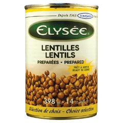 Elysée Prepared Lentils 398ml
