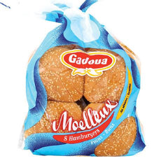 Gadoua Sesame Hamburger Buns 416g (8 buns)