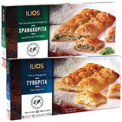 Ilios Spanakopita or Tiropita 450g