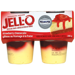 Jell-o Strawberry Cheesecake Snack 4x99g