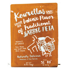 Kourellas Barrel Aged Feta Cheese 150g