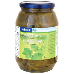 Krinos Grape Leaves in Brine 1L