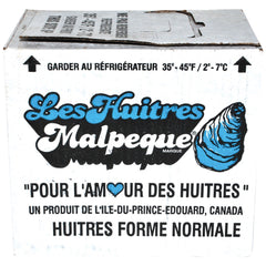 Supermarché PA Malpèque Oysters Box Case of 25
