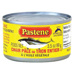Pastene Solid Light Tuna In Vegetable Oil 99g