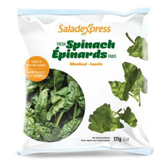 Saladexpress Fresh Washed Spinach 6oz