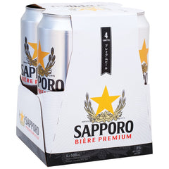 Sapporo Beer 4x500ml