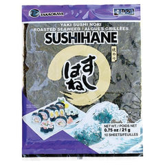 Takaokaya Sushihane Roasted Seaweed Sheets 21g (10 Sheets)