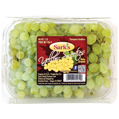 Sark's Natural Thompson Seedless Grapes 454g