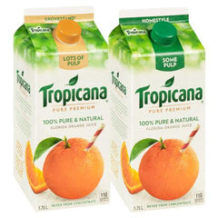 Tropicana Pure Premium Orange Juice 1.65L