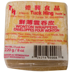 Tuck Hing Wonton Wrappers 220g